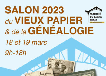 salon des vieux papiers et de la genealogie - 2023 affiche vignette