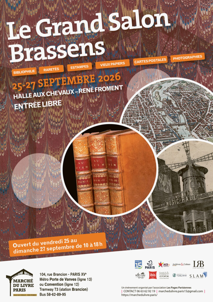 grand-salon-brassens-septembre-2026-affiche le grand salon brassens - septembre 2026